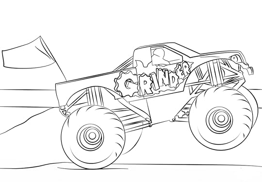 10 Monster Jam Coloring Pages To Print