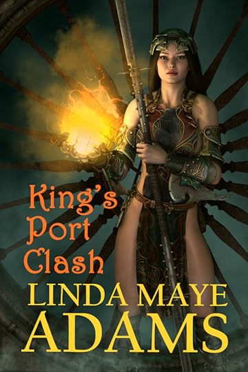 Sword and sorcery book: A woman wields a fireball