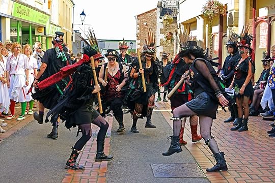 Styx of Stroud Border Morris dancing to the music