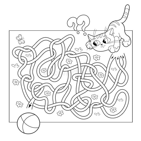 Education Maze Or Labyrinth Game For Preschool Children ...