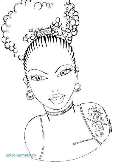 Black Girl Coloring Pages Ideas - Whitesbelfast