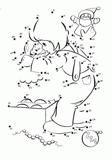 Coloring Pages, Christmas, Connect The Dots - Coloring Home