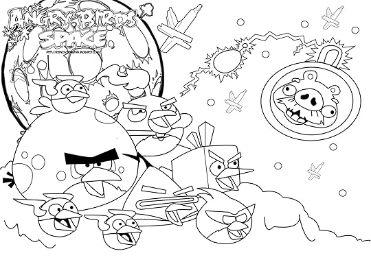 Angry Birds Space - Best Coloring Pages | Minister Coloring