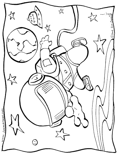 Space coloring pages to download and print for free