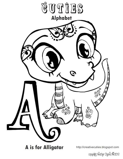 Quirky Artist Loft: 'Cuties' Free Animal Coloring Pages