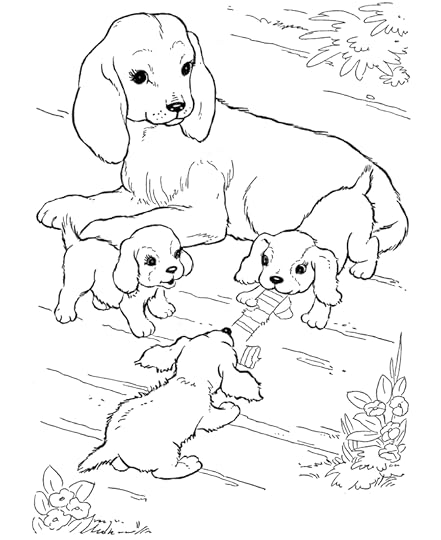 Kids Coloring Pages : Dog Coloring Pages