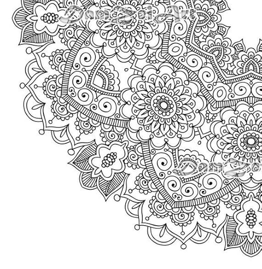 Flower Mandala Coloring Page Printable Pdf Blank Mandala