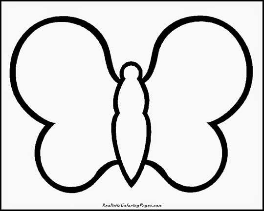 Simple Butterfly Coloring Page - Coloring Home