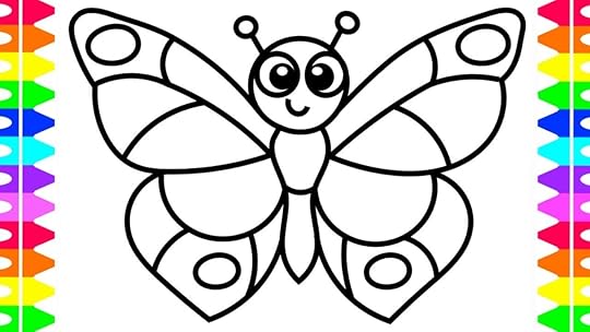 LEARN HOW TO DRAW A BUTTERFLY EASY| COLORING PAGES FOR ...