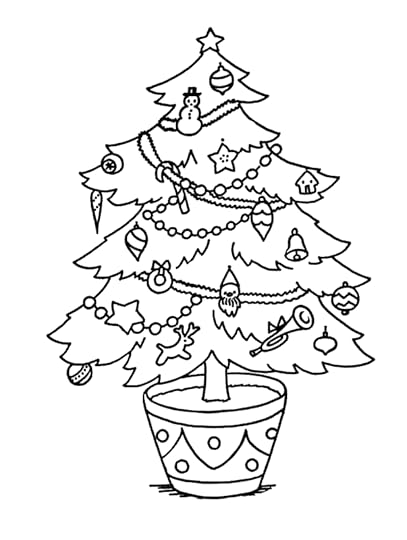 Christmas Tree Coloring Sheets 2019: Best, Cool, Funny