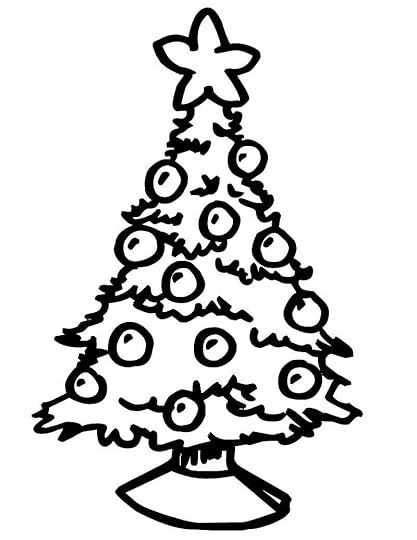 Christmas Tree Coloring Page | Wallpapers9