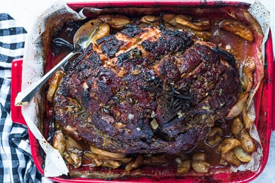 roasted ham