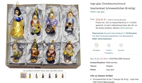 Коллекция Inge Glas на немецком Amazon.de за 227,31 с пересылкой