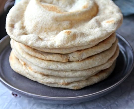 Whole wheat sourdough pita