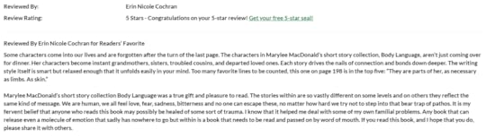 Readers Favorite review