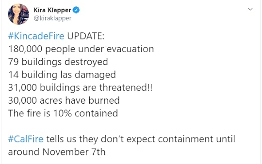 Kira Klapper fire statistics
