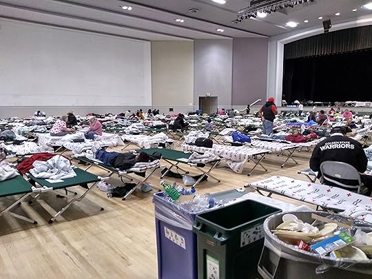 cots in Veterans' Building