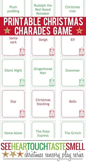 So many printable Christmas games for kids!