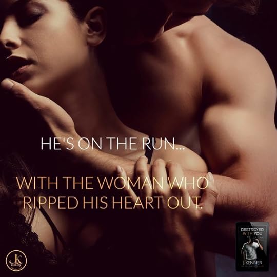 Quote from book: He's on the run with the woman who ripped his heart out.