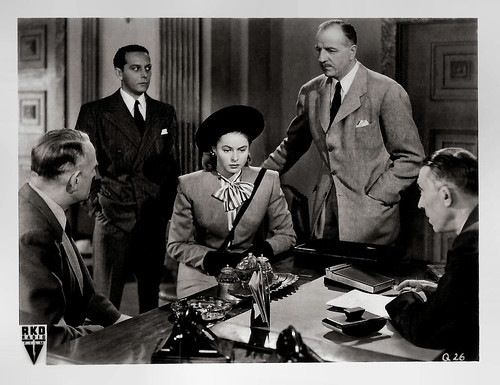 Ingrid Bergman and Louis Calhern in Notorious (1946)
