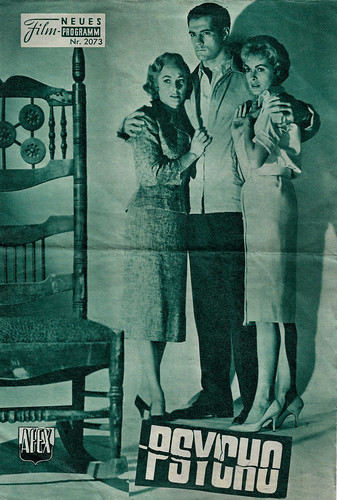 Vera Miles, John Gavin and Janet Leigh in Psycho (1960)