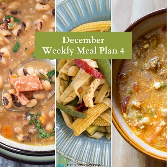 Weekly Meal Plan Recipe Preview images