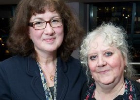 Debbie Young with Helen Holllick
