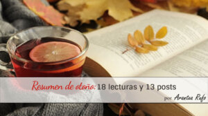 Querido diario: otoño. 18 lecturas y 13 posts