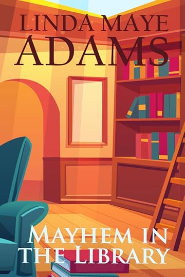 Cover showing old home library and a green chair