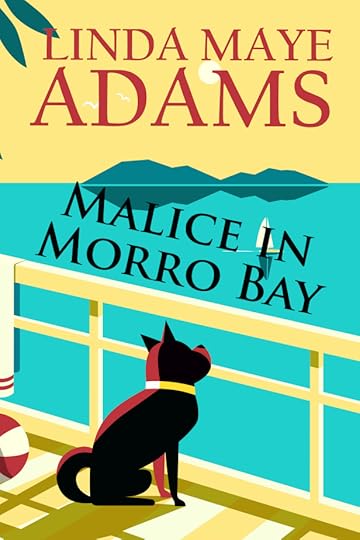 Cover showing a black dog looking out at ocean
