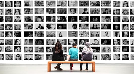 Globalization Human Observer Exhibition Photomontage Faces