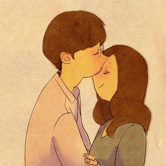 ♥ WELCOME HOME ~ …with a sweet hug and a kiss. ♥ by Puuung at www.facebook.com/puuung1 ♥ | Love illustration, Love cartoon couple, Cartoons love