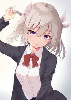 ANIME GIRL WHITE HAIR