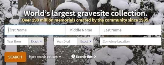 Cemetery search
