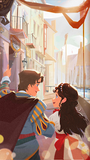 Romy and Julius travel the streets of Verona