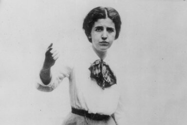 Image of Elizabeth Gurley Flynn, a star of the early American labor movement.