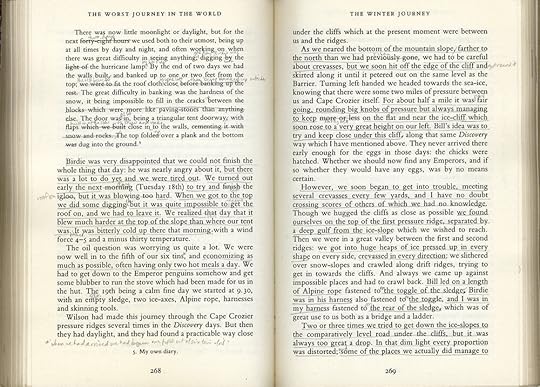 Underlined sections outside the quote-text are also pulled from Cherry's diary.