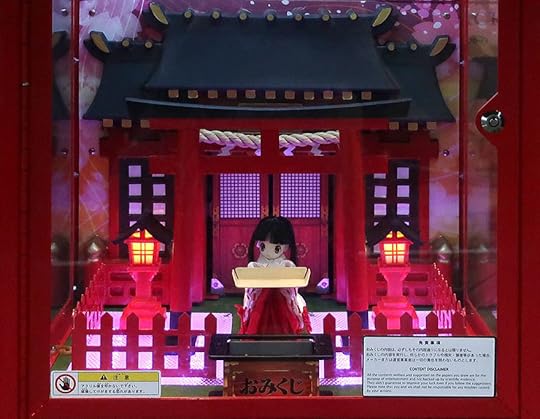 Shrine maiden o-mikuji vending machine