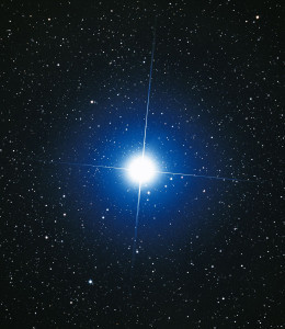 The Star of Isis is at its highest point in the night sky right now