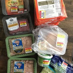 clearance purchases from Ralphs grocery
