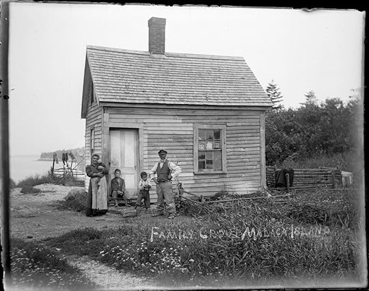 Rosella and John Eason on Malaga Island, 1911