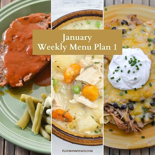 January Menu Plan recipe preview image.