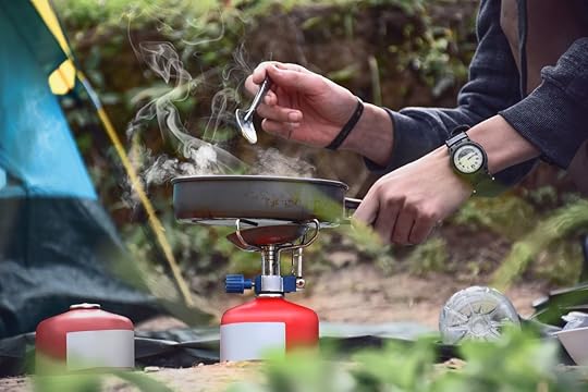 Cooking while camping