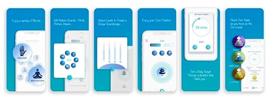 Zen Music App Screens