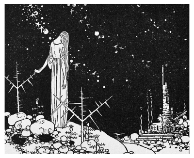 Blondine Sees the Castle by Virginia France Sterrett