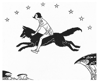 From Old French Fairy Tales illustrated by Virginia Frances Sterrett