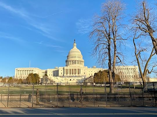The Capitol protected by the DC National Guard