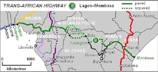 Trans-Africa Highway Map by Rexparry Sydney