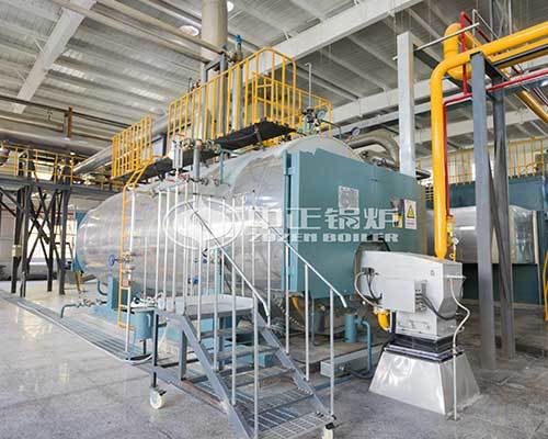 Industrial natural gas boiler