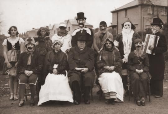 Vintage photograph of Mummers